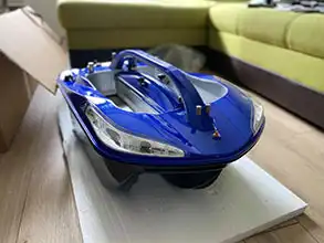 The boat has GPS, Sonar and Autopilot